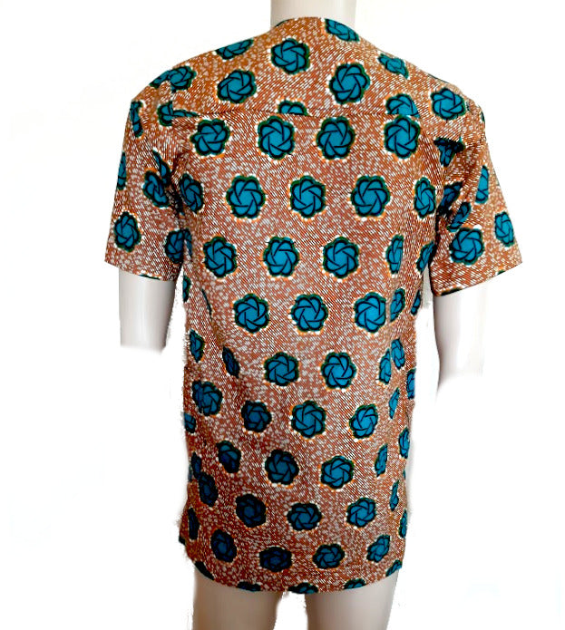 Afrikanische Tradition Mode für Herren, Sommer Mode Still mit Kurzem Arm Kleidung