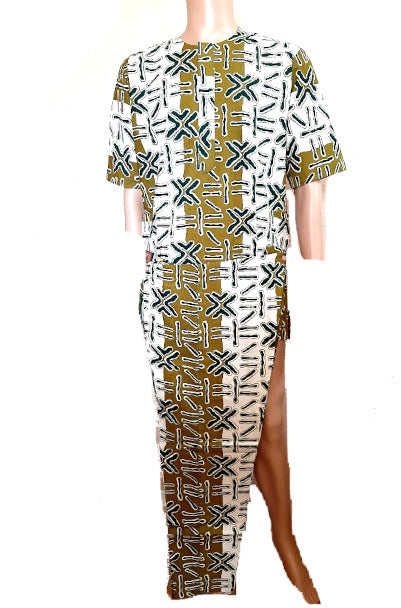 Afrikanische Tradition Mode für Herren, Sommer Mode Still mit Kurzem Arm (WOODIN) Hose+Hemd