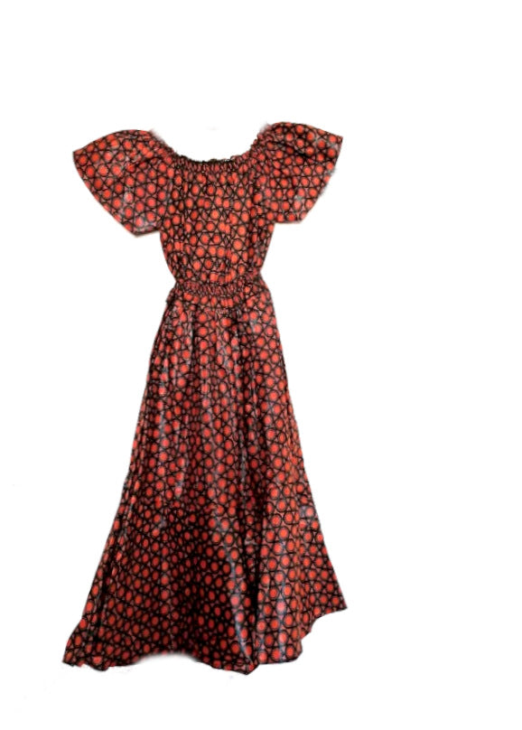 Mädchen Afro kleid für Dreijährige Kinder