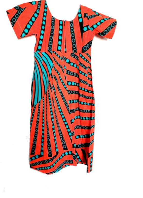 Afrikanische Kurzärmel für Mädchen für 3/4 Jährige Kinder