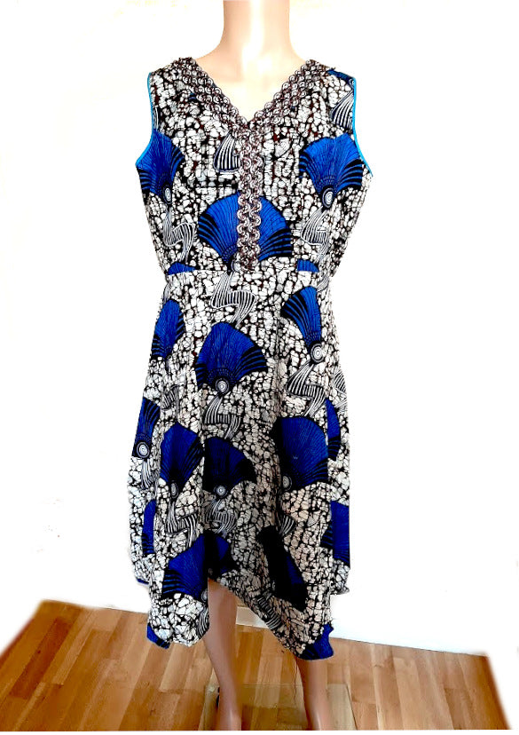 Afrikanische Damen Sommer kleider Mode Party ,Freizeit, Strand Kleid