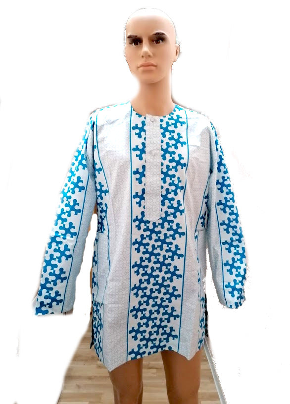 Afrikanische Mode für Männer, Still Freizeit Strand, Bekleidung für Herren Lang Arm