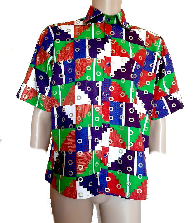 Afrikanische Tradition Mode für Herren, Sommer Mode Still mit Kurzem Arm Kleidung(HEMD+HOSE)