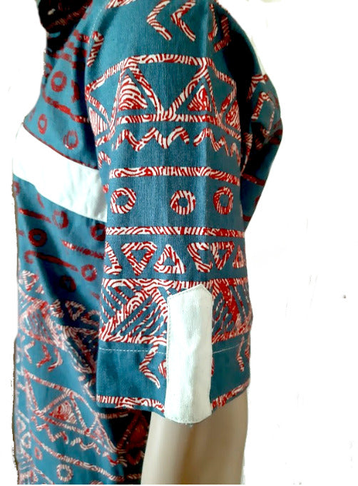 Afrikanische Tradition Mode für Herren, Sommer Mode Still mit Kurzem Arm