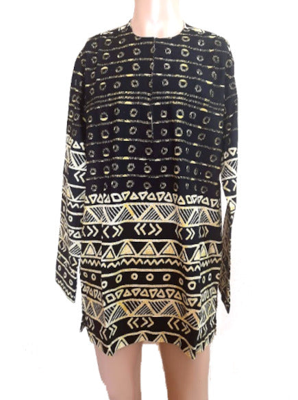 Afrikanische Mode Herren Still mit Langem Arm (WOODIN)