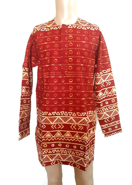 Afrikanische Mode Herren Still mit Langem Arm (WOODIN) 40/42