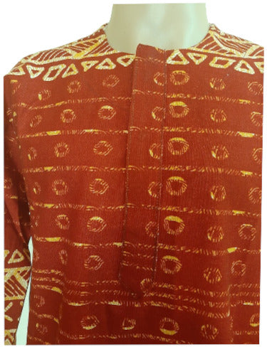 Afrikanische Mode Herren Still mit Langem Arm (WOODIN) 40/42