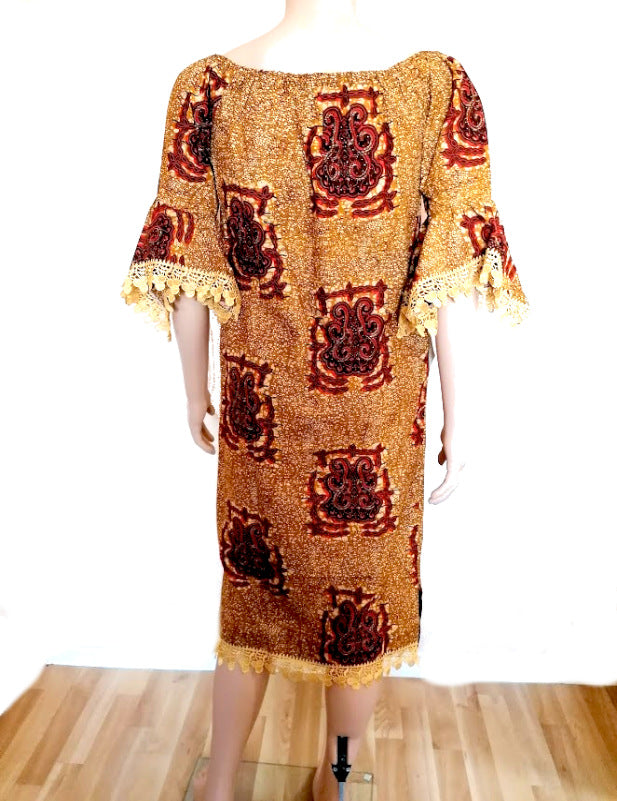 Afrikanische Frauen Kleider  Braun