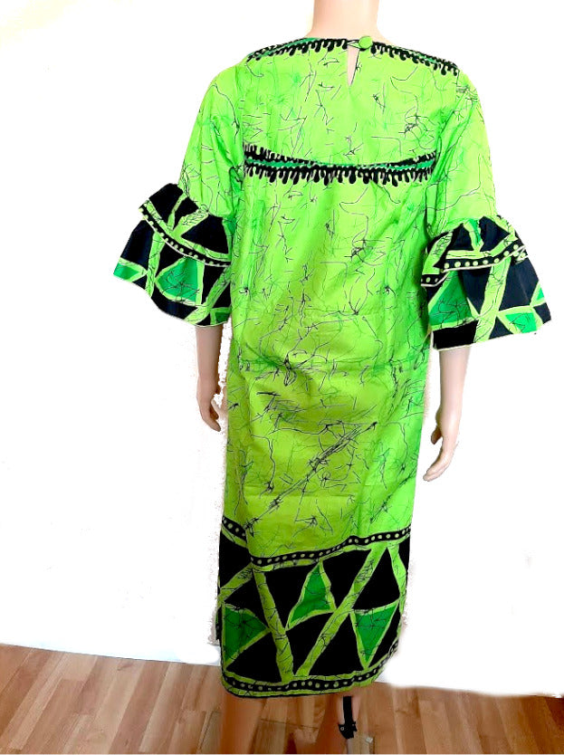 Afrikanisches Elegante Kleid für Frauen Damen Freizeit,Party mode