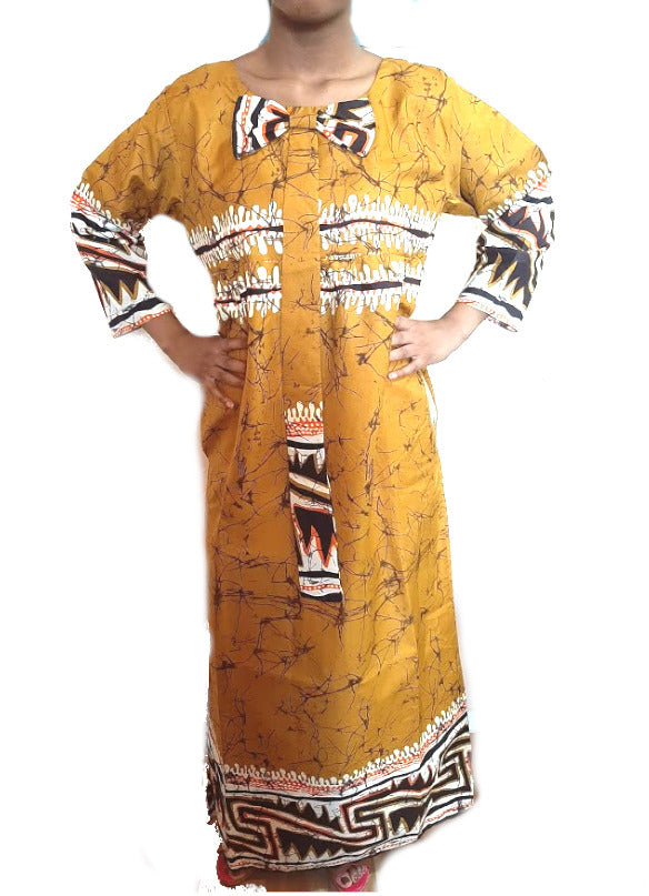 Afrikanische Frauen Lang kleid / Gold schwarz