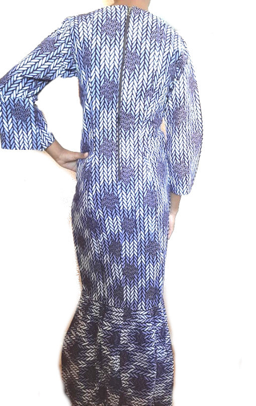 Afrikanische Langkleid Mode Damen kleid partykleid Cocktail / LILA