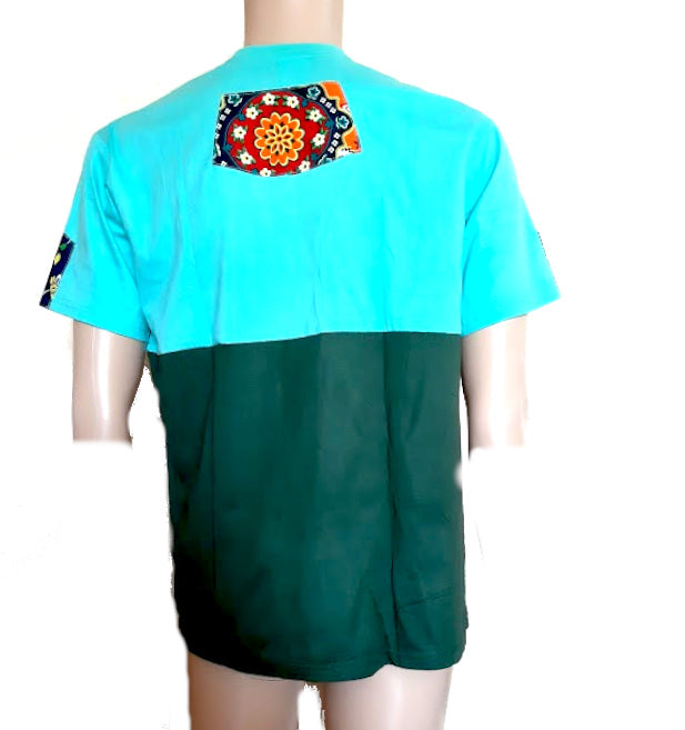 African Print T shirt Sommer , Strand , Party Freizeit