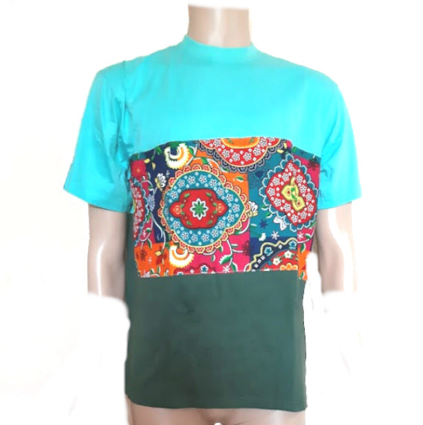 African Print T shirt Sommer , Strand , Party Freizeit