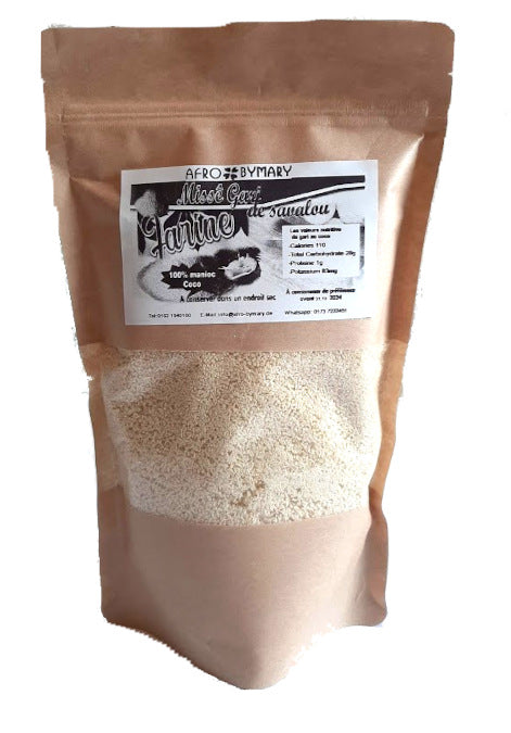 Gari  (Farine de savalou) Gari au Lait de  Coco  600g