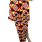 Afrikanische Tradition Mode für Herren, Sommer Mode Still mit Kurzem Arm (WOODIN) Hose+Hemd