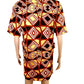 Afrikanische Tradition Mode für Herren, Sommer Mode Still mit Kurzem Arm (WOODIN) Hose+Hemd