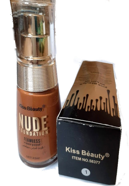 Kiss Beauty / NUDE Foundation Liquid Wasserdicht