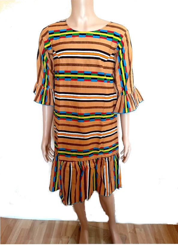 Afrikanische Frauenkleider/Mehrfarbig