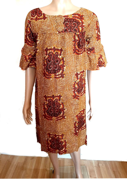 Afrikanische Frauenkleider Mode/ Braun