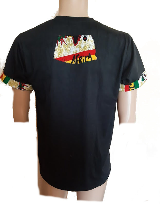 African Print T shirt Sommer , Strand , Party Freizeit